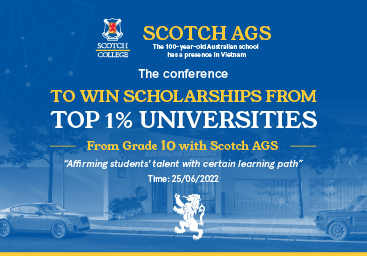 To win scholarship from top 1% universities from grade 10 with Scotch AGS